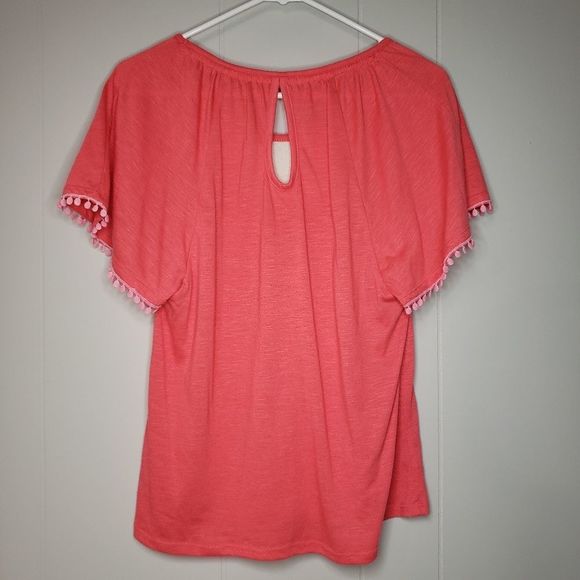 3 for $25 Maurice's Boho Rose Dark Peach Top Blouse Medium - Picture 4 of 5